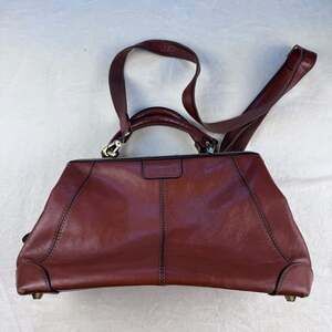 Banuce Vintage Full Grain Italian Leather Doctor Bag Purse for Women
